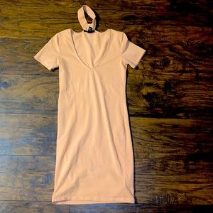 Dress with choker